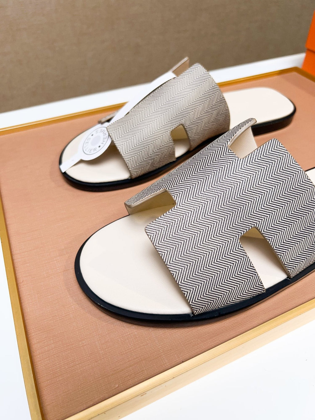 Hermès H-Upper Slide Sandals — hero