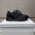 Dolce & Gabbana Black Logo Low-Top Sneakers — hero