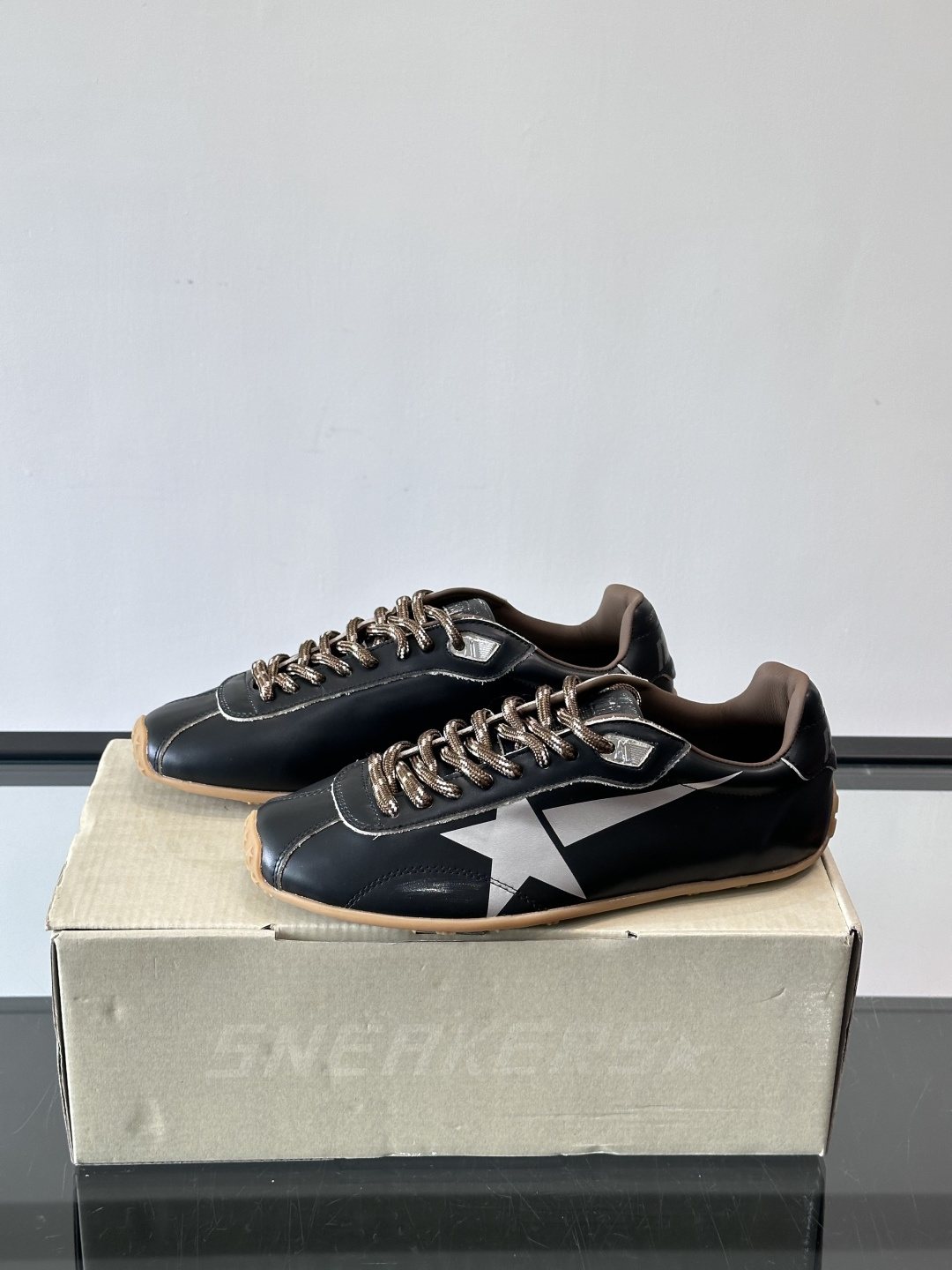 Golden Goose Black Star Low-Top Sneakers — side