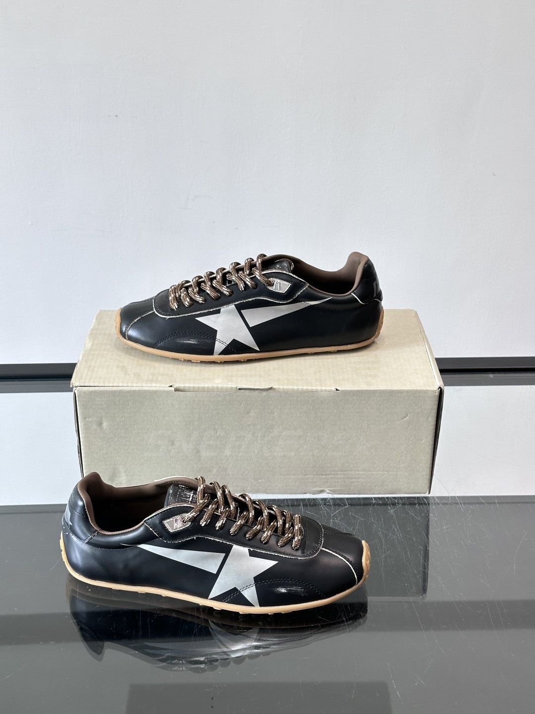 Golden Goose Black Star Low-Top Sneakers — side
