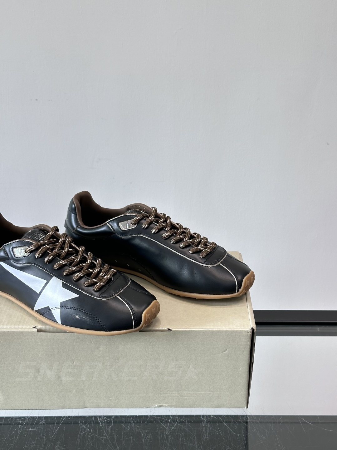 Golden Goose Black Star Low-Top Sneakers — back