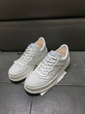 Gucci Light Gray and White Sneakers — front