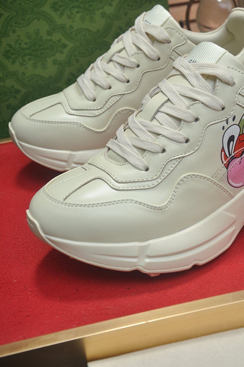 Gucci Heart & Cherry Chunky Sneakers — detail