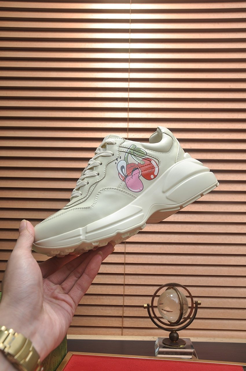 Gucci Heart & Cherry Chunky Sneakers — model