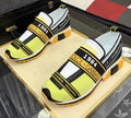 Dolce & Gabbana Logo-Strap Color-Block Sneakers — hero