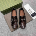 Gucci Dark Brown Horsebit Loafers — hero