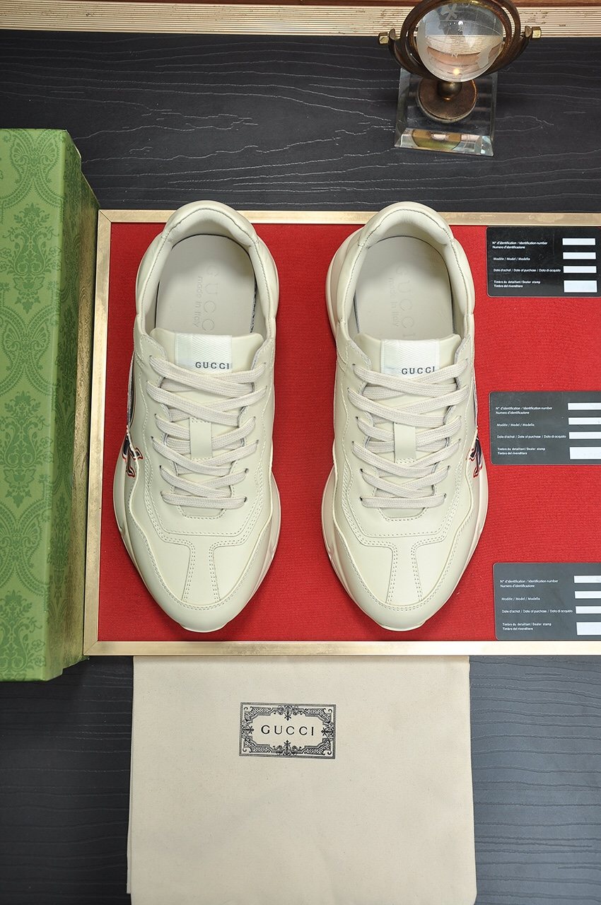 Gucci Off-White Emblem Sneakers — hero