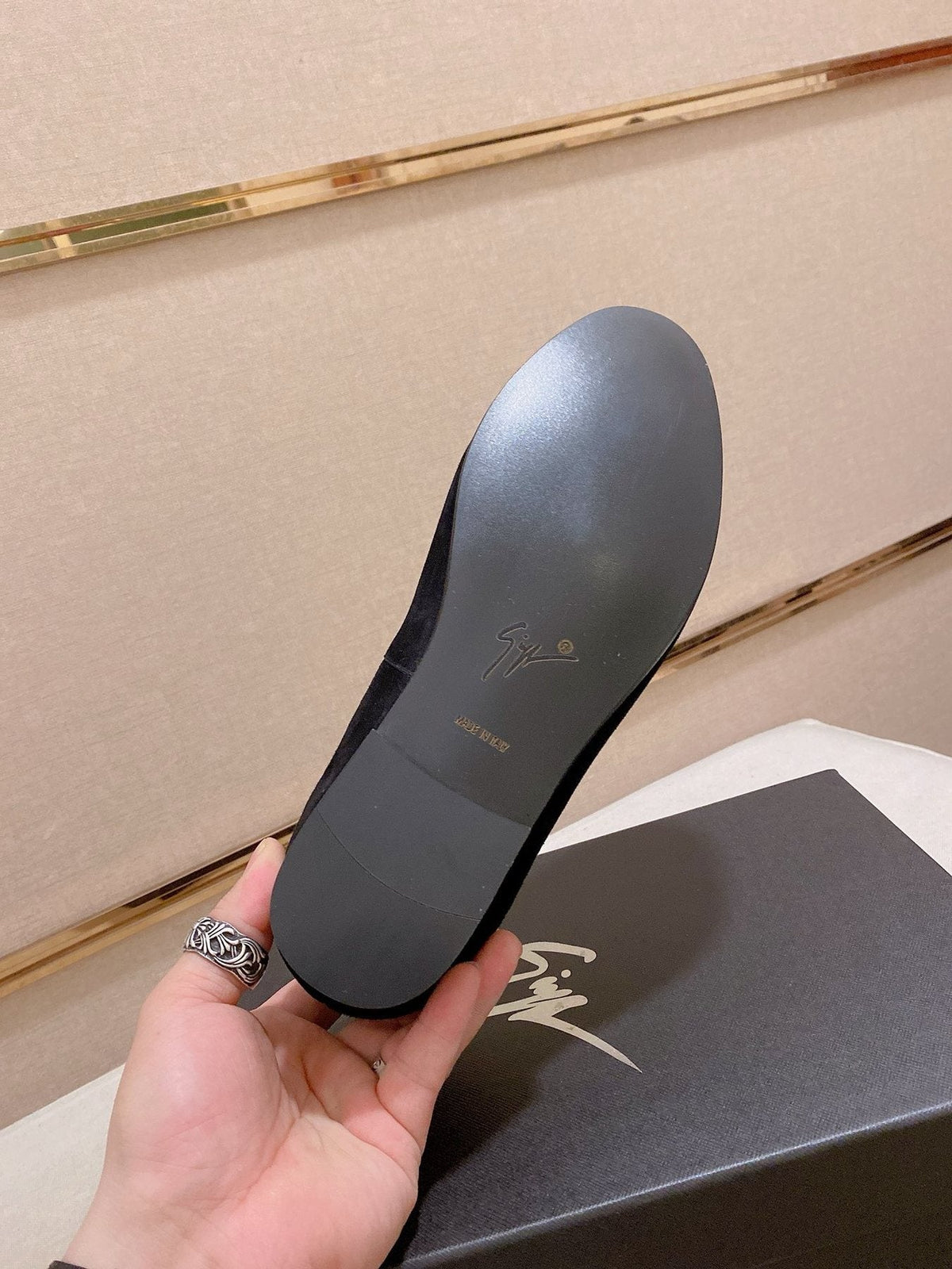 Giuseppe Zanotti Rhinestone Loafers — front