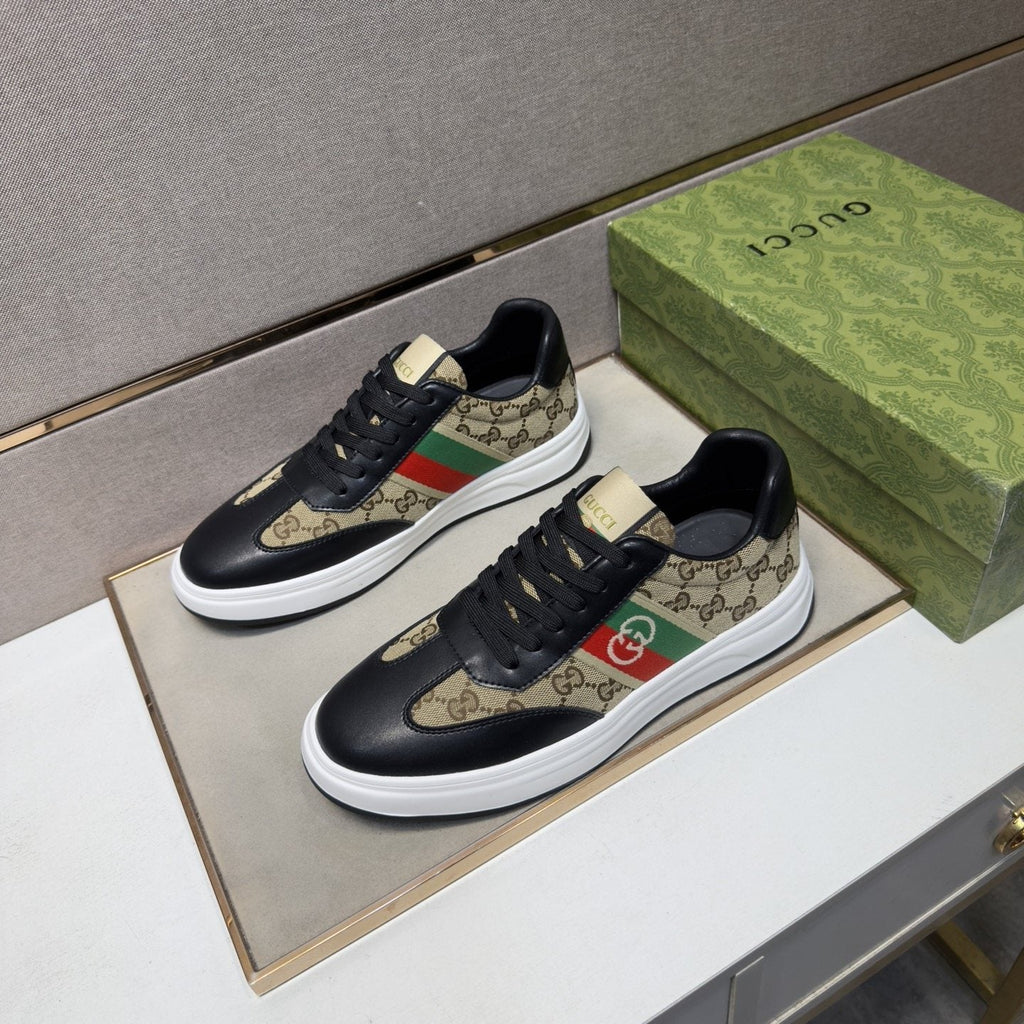 Gucci Web Stripe Low-Top Sneakers — front