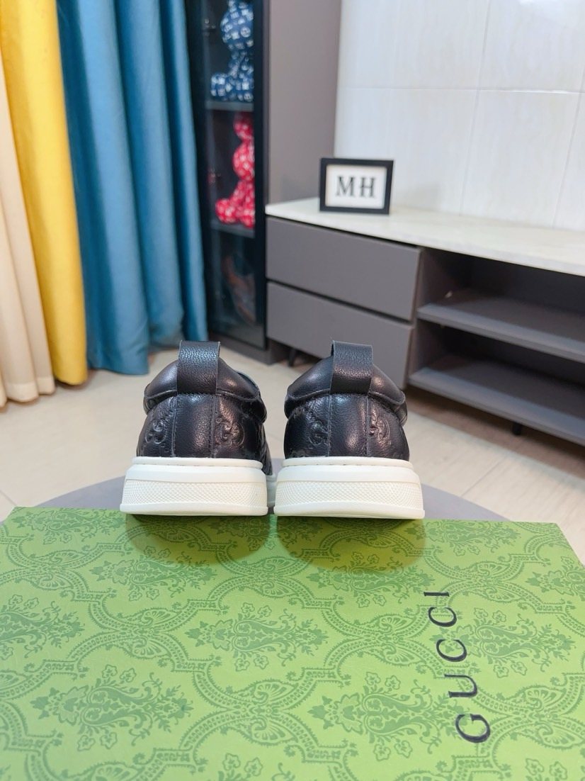 Gucci Embossed Slip-On Sneakers — back