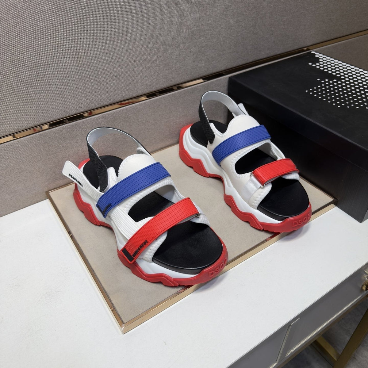 DSQUARED2 Multi-Strap Sport Sandals — front