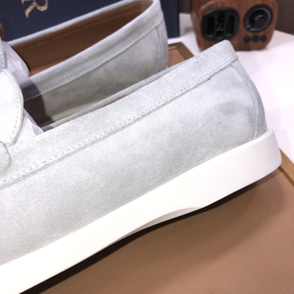 Dior Metal Hardware Slip-On Loafers — detail