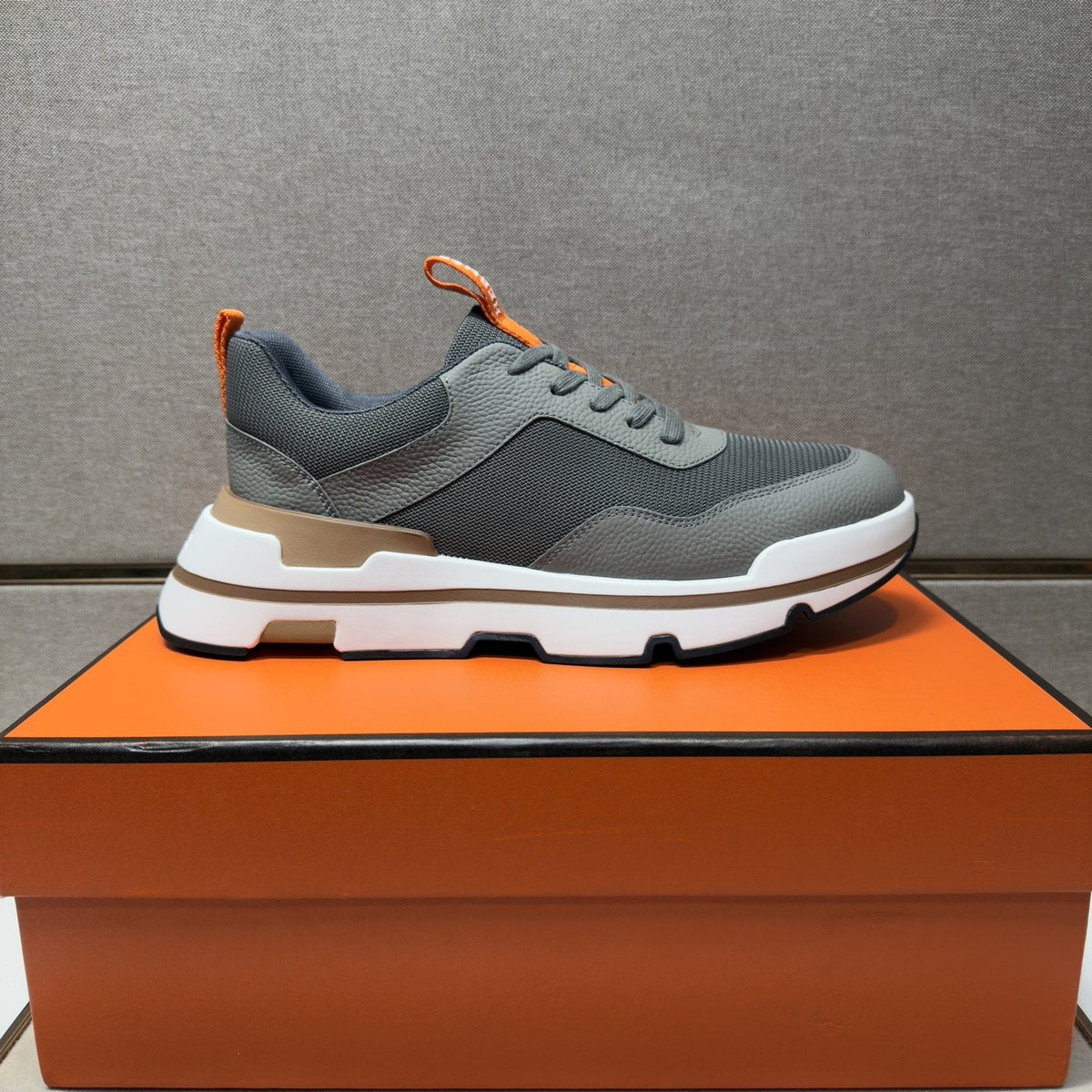 Hermès Panel Lace-Up Casual Sneakers — hero
