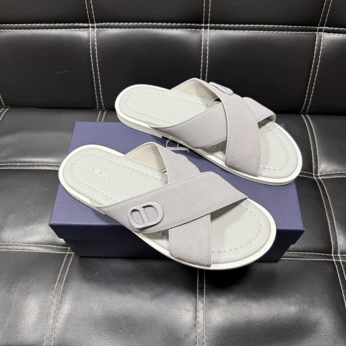 Dior Crossover Slide Sandals — model
