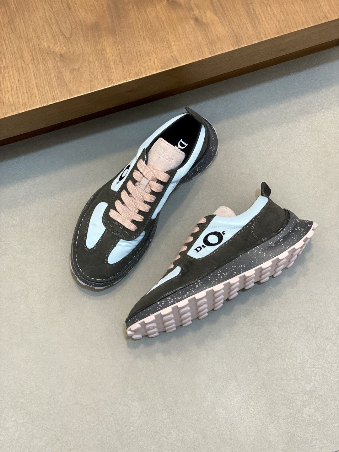 Dior Paneled Low-Top Sneakers — front