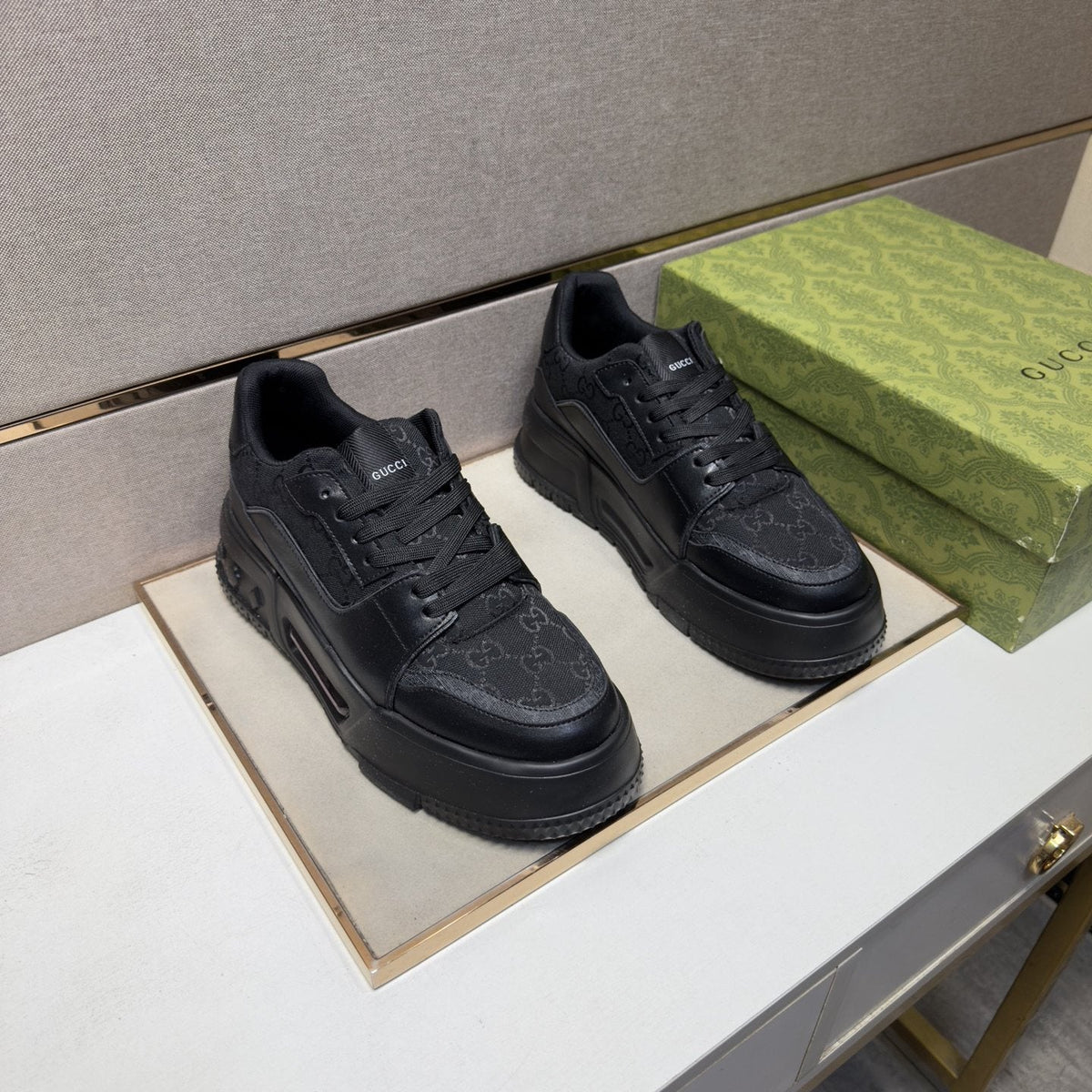 Gucci GG Panel Low-Top Sneakers — front