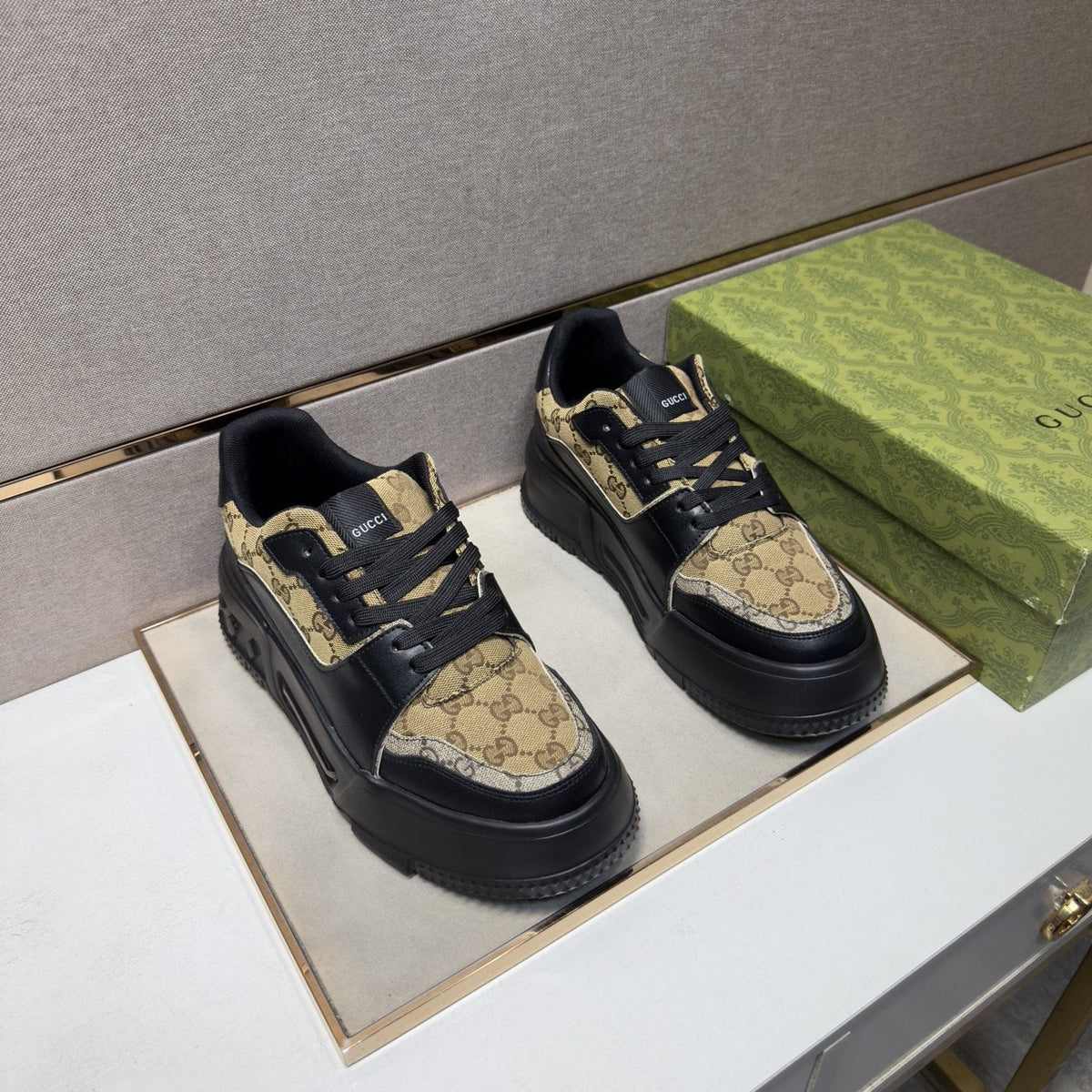 Gucci GG Panel Low-Top Sneakers — front