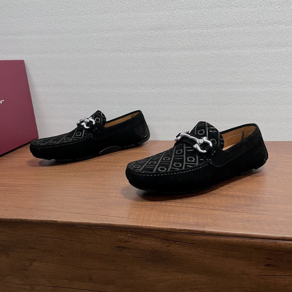 Ferragamo Horsebit Driving Shoes — hero