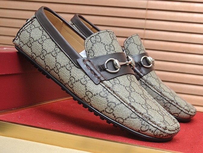 Gucci Monogram Horsebit Loafers — hero