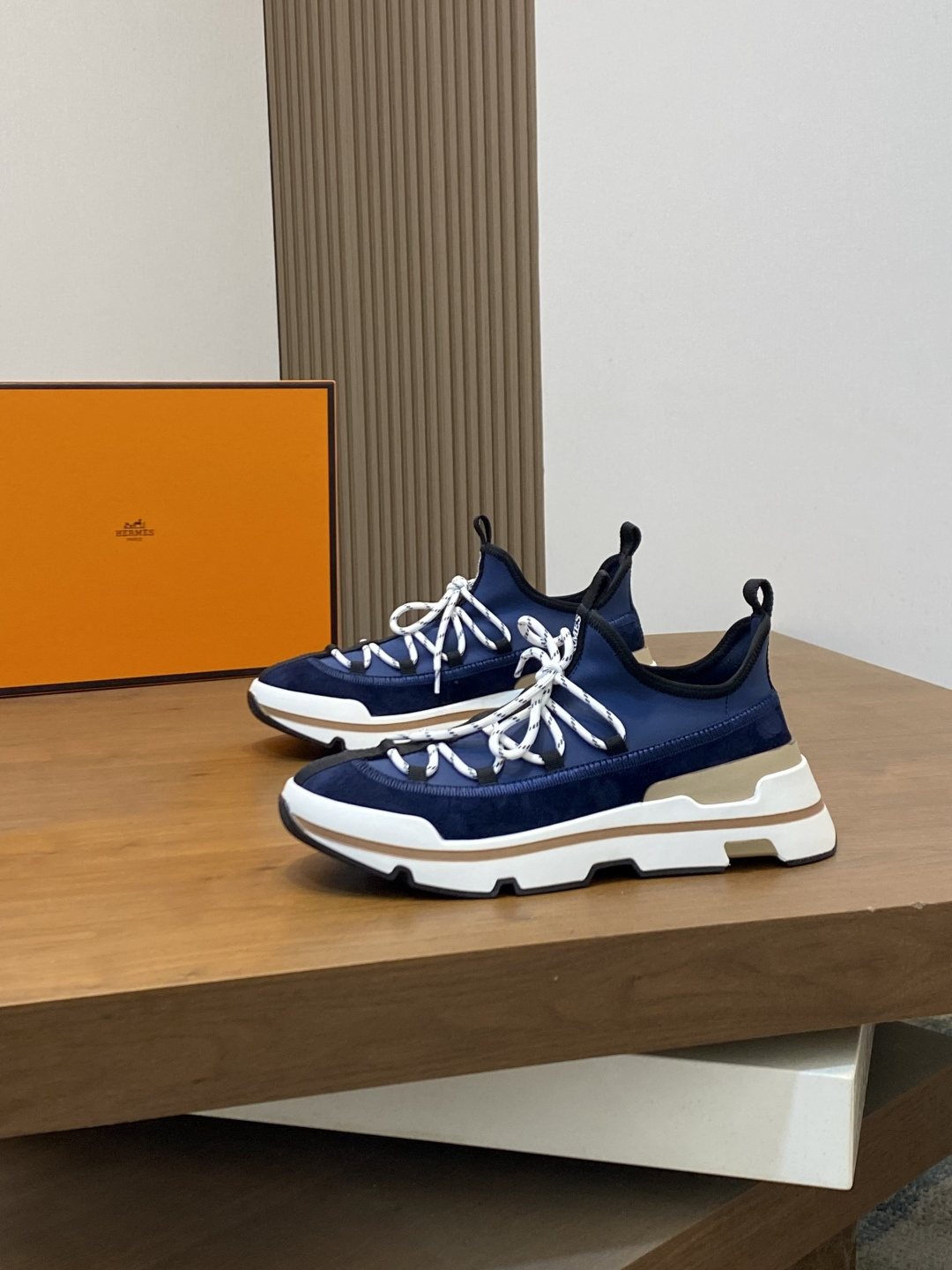 Hermès Bouncing Low-Top Sneakers — front