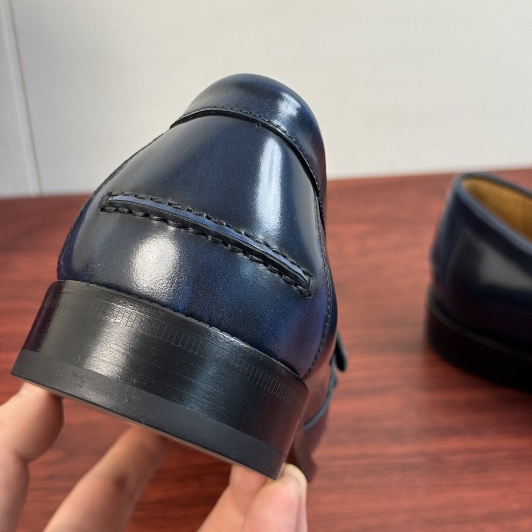 Gucci Black Double Buckle Loafers — back