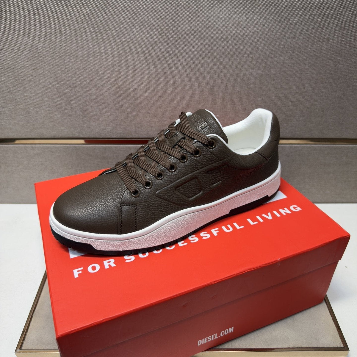 DIESEL Paneled Low-Top Sneakers — side