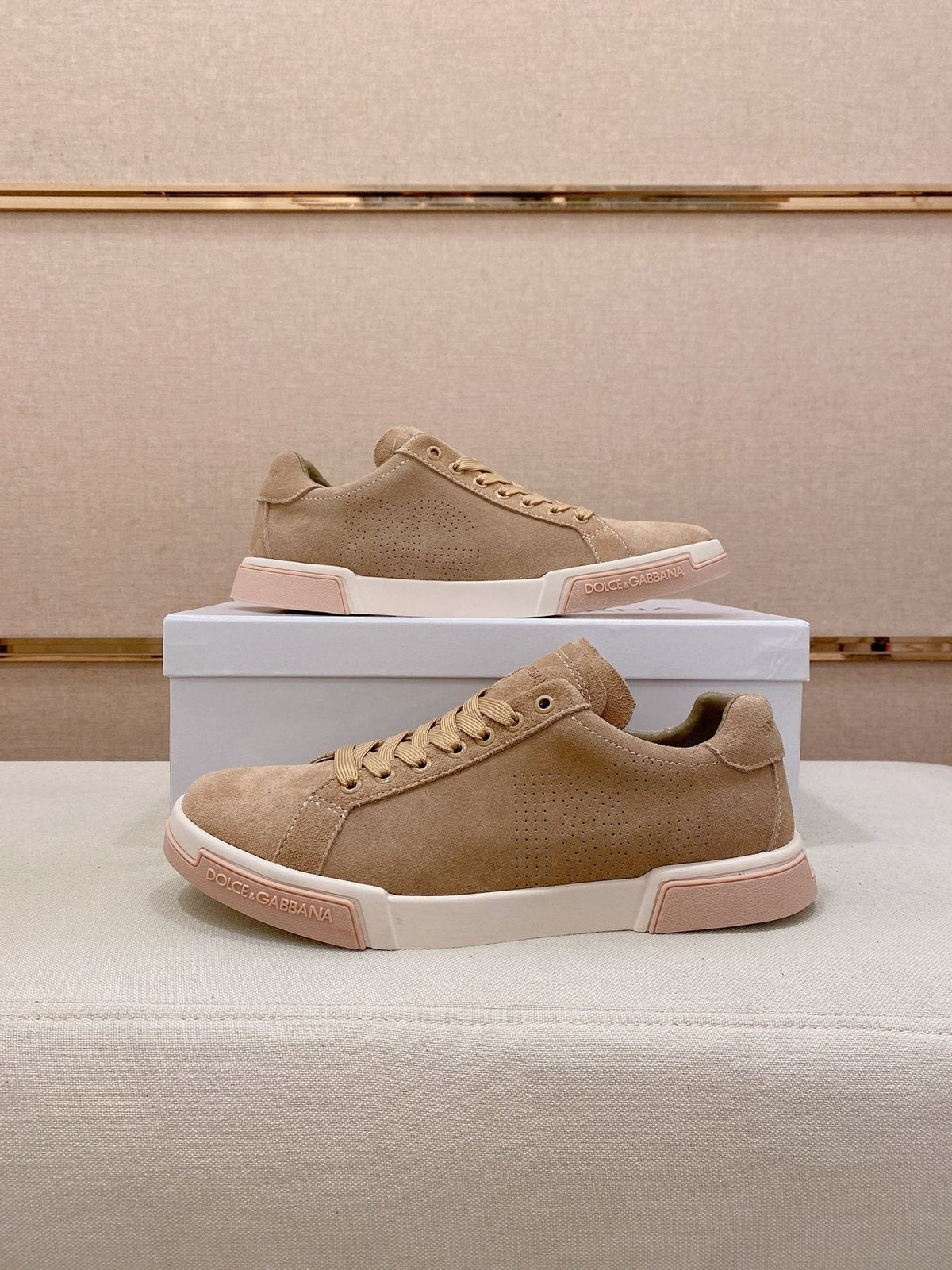 Dolce & Gabbana Low-Top Lace-Up Sneakers — back
