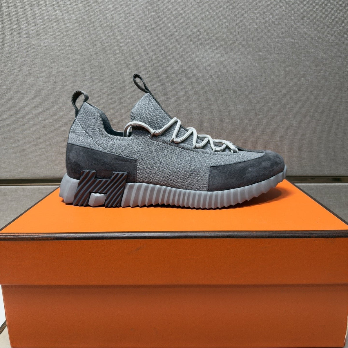 Hermès Color-Block Low-Top Sneakers — front