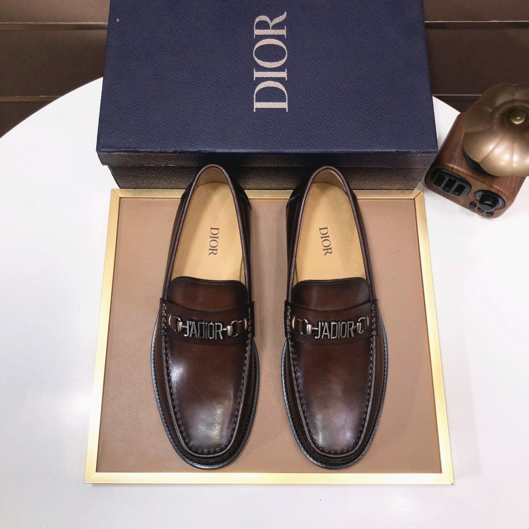 Dior Hardware Loafers — front