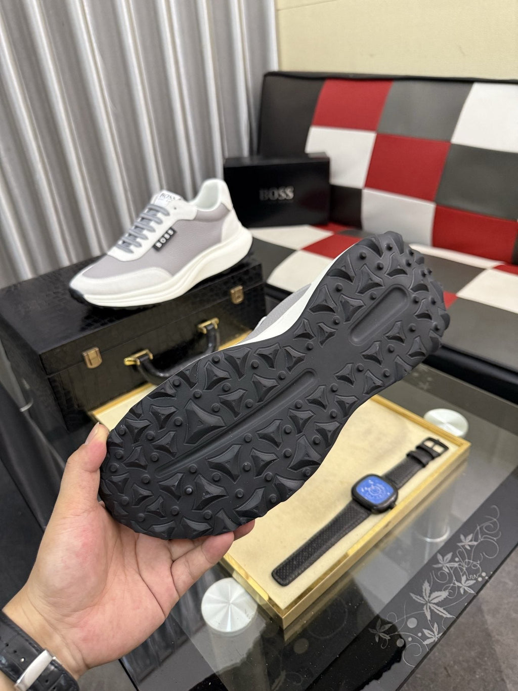 BOSS Panel Low-Top Sneakers — detail