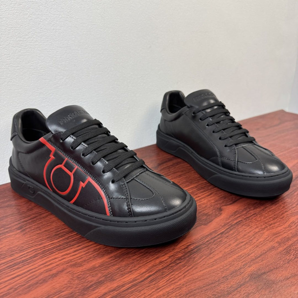 Ferragamo Gancini Low-Top Sneakers — front