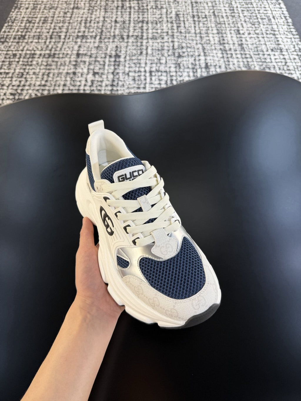 Gucci GG Logo Low-Top Sneakers — back
