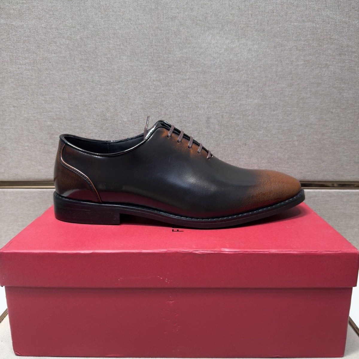 Ferragamo Men's Lace-Up Oxford Shoes — side