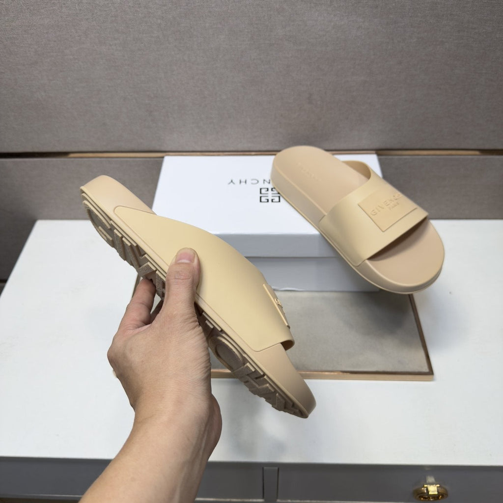 Givenchy Logo Strap Slide Sandals — side