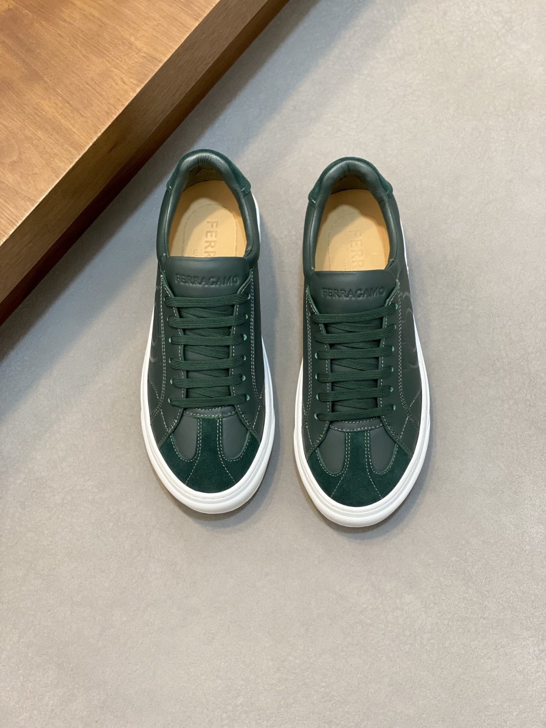 Ferragamo Gancini Low-Top Sneakers — front