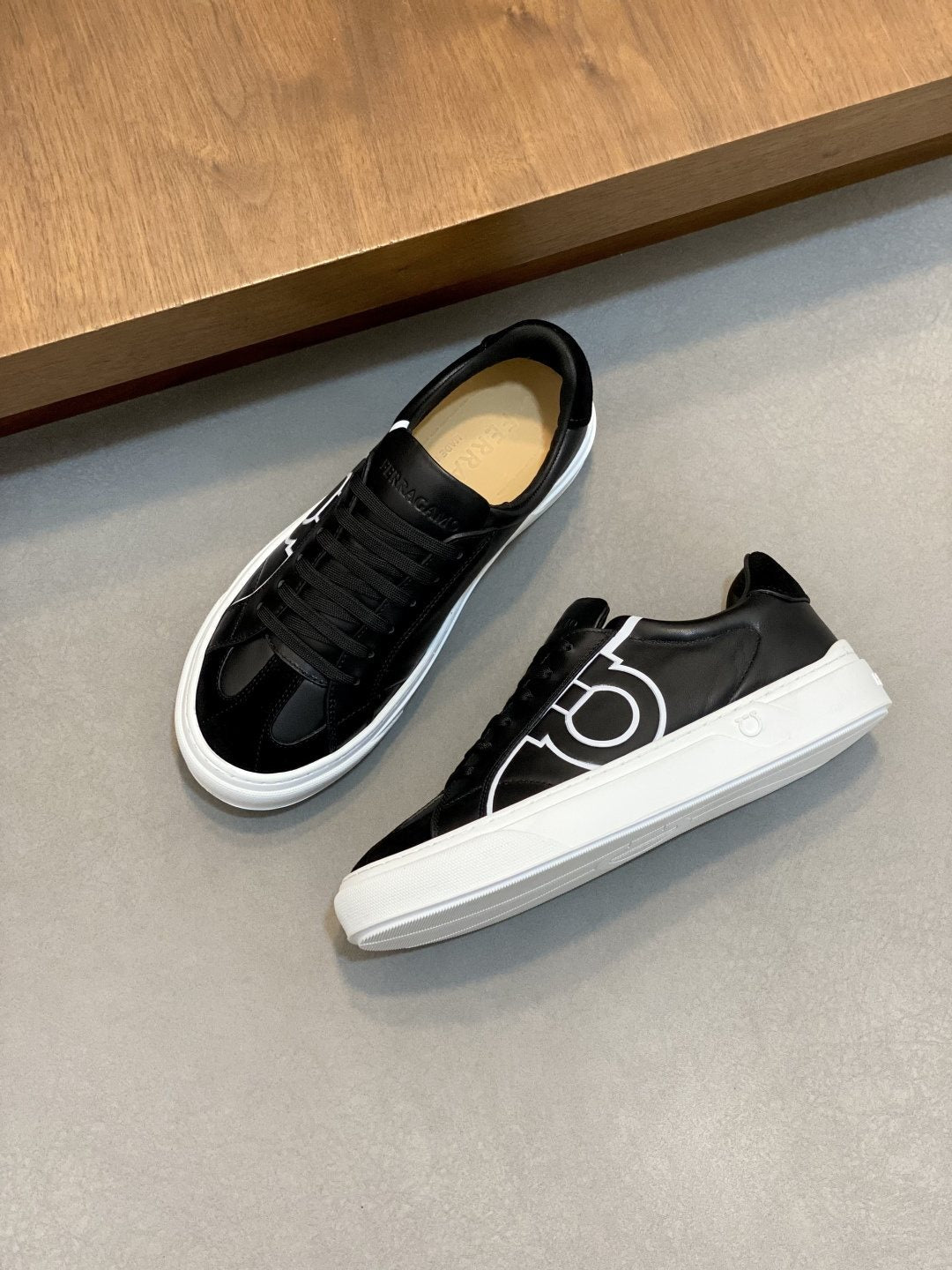 Ferragamo Gancini Low-Top Sneakers — front