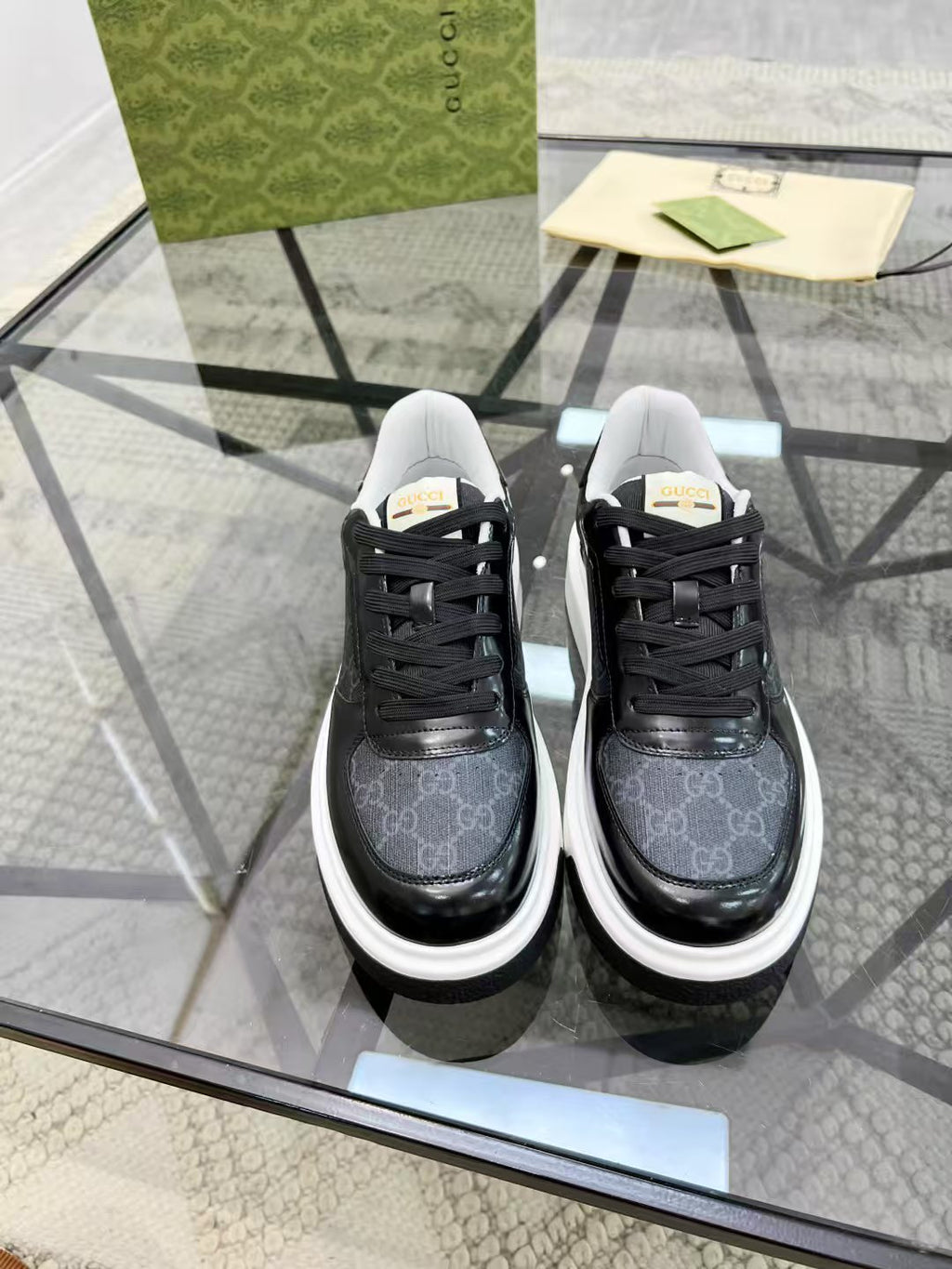 Gucci Platform Low-Top Sneakers — front