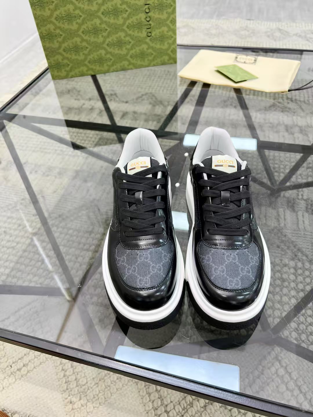Gucci Platform Low-Top Sneakers — front
