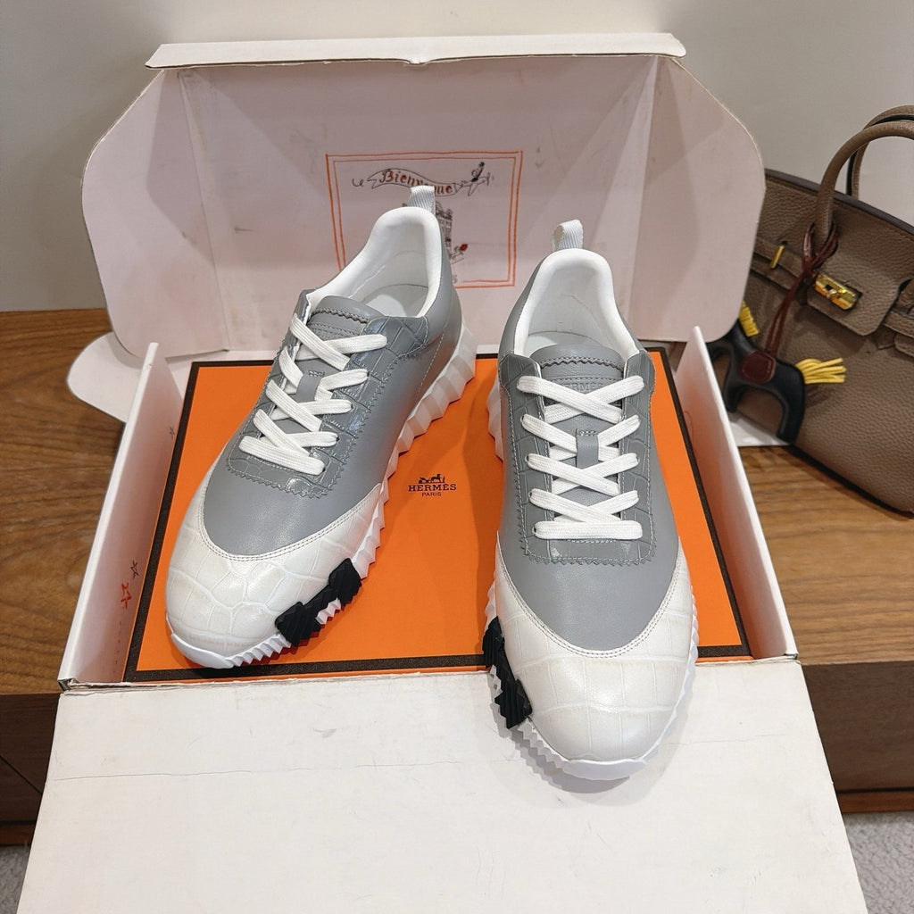 Hermès Lace-Up Sneakers — front