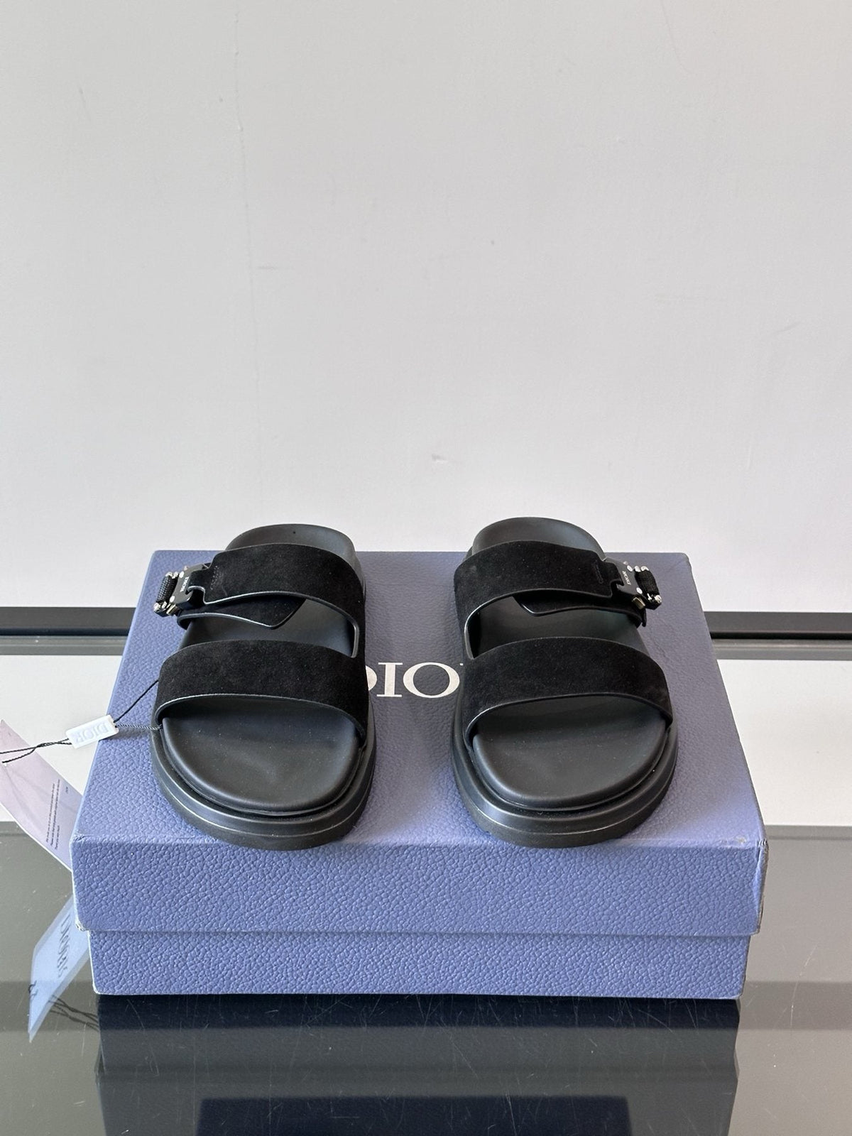 Dior Two-Strap Slide Sandals — front