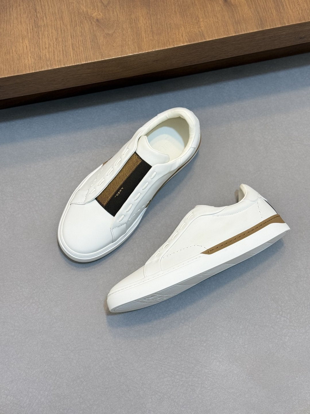 Fendi City Slip-On Sneakers — front