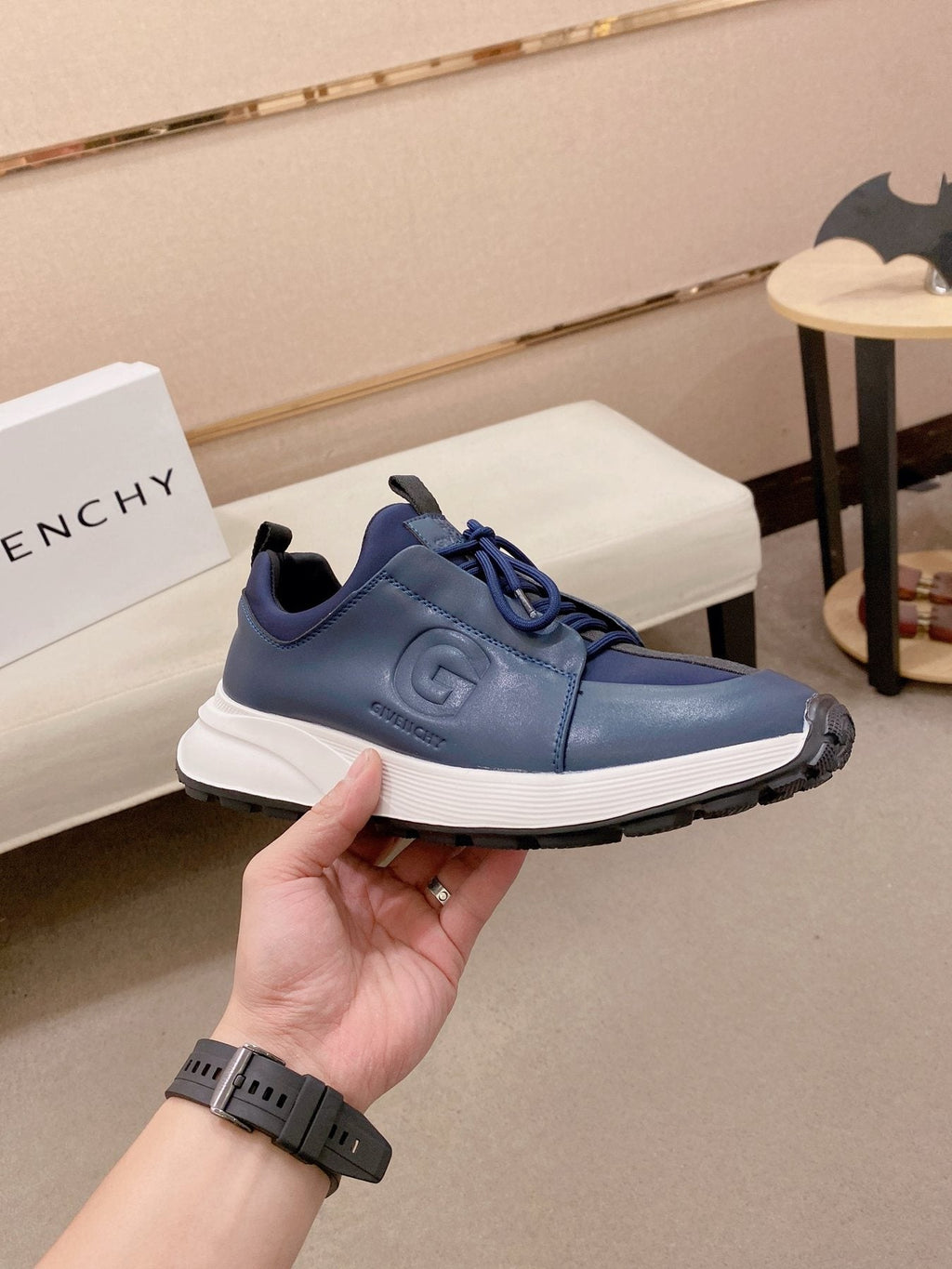 Givenchy Low-Top Lace-Up Sneakers — side