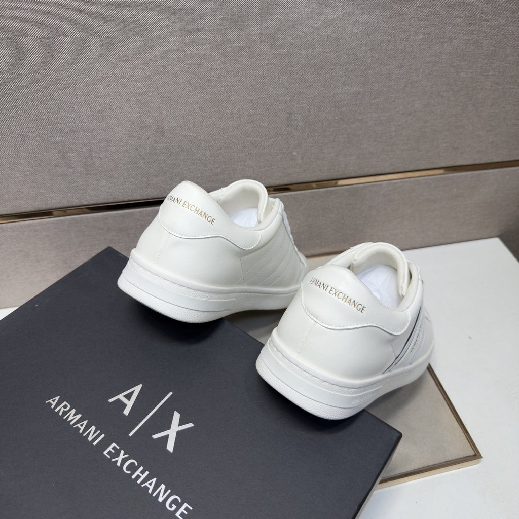 Armani Striped Low-Top Sneakers — back